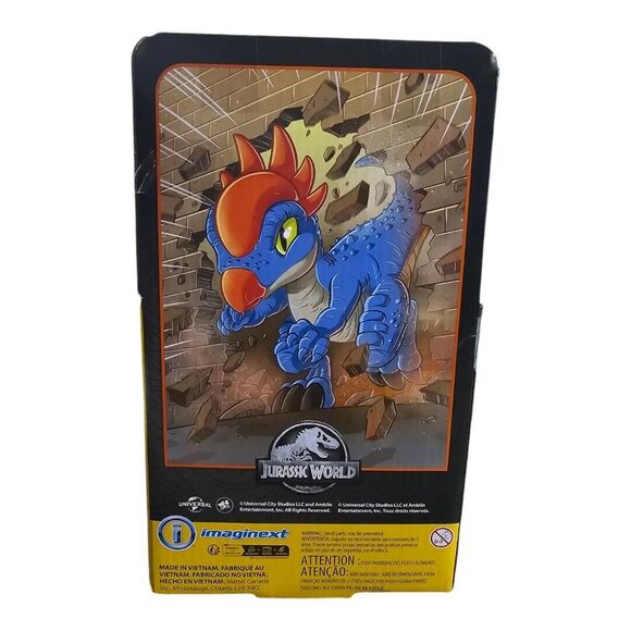 Imaginext XL Jurassic World Camp Cretaceous Blue Raptor Dinosaur Figure 9" New - Picture 3 of 5